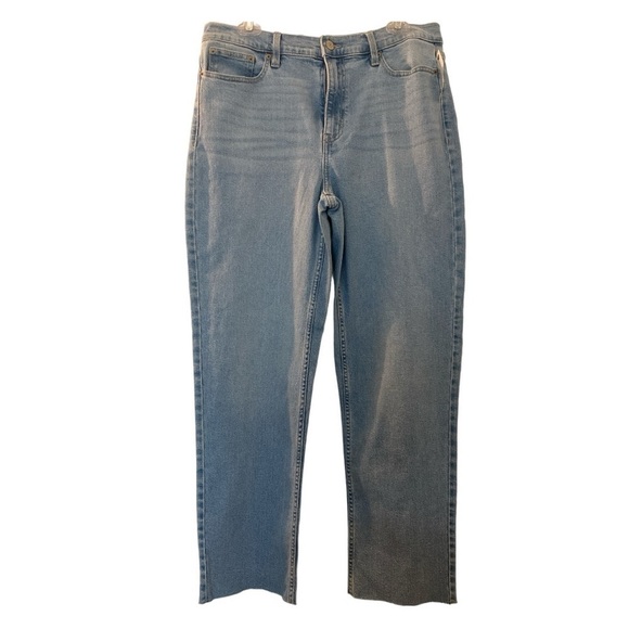 Calvin Klein jeans size 12.  New.  Vintage straight leg is the style , raw hem. - Picture 2 of 5